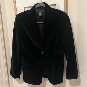 Bababa Republic black velvet blazer